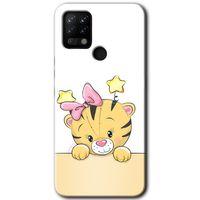Tecno Pova HD Baskılı Kılıf + 9D Tam Ekran Koruyucu - Sevimli Kedi