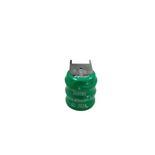 3.6V 3S1P 80 Mah 3 Pin  NI-MH Buton Pil