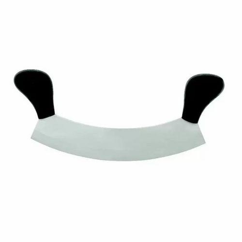 Bursa Paslanmaz Çift Saplı Pizza Satır, Zırh Bıçağı 25 Cm