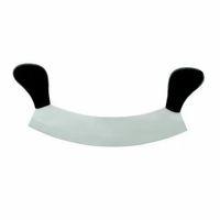 Bursa Paslanmaz Çift Saplı Pizza Satır, Zırh Bıçağı 25 Cm