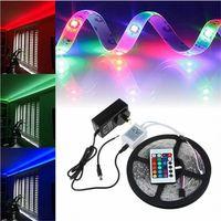 5 Metre Rgb Şerit Led Seti-iç Ve Dış Mekan Silikonlu-tak Çalıştır