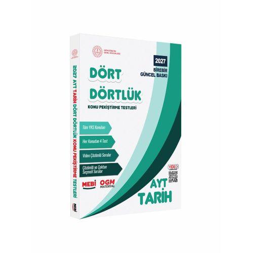 2027 YKS-AYT MEBİ-OGM Dört Dörtlük Tarih Pekiştirme Testi A4 Renkli Soru Bankası BASKI ÜCRETİ
