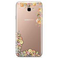 Samsung Galaxy J4 Plus Kılıf El İşi Süsler Arka Kapak Koruma Desenli Full Koruyucu