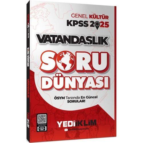 2025 KPSS Genel Kültür Vatandaşlık Soru Dünyası Yediiklim Yayınları