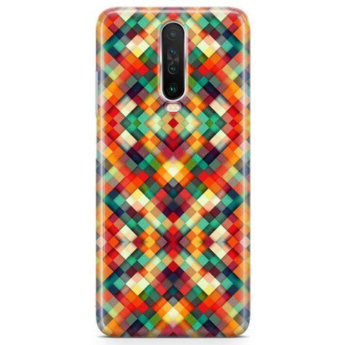 Xiaomi Redmi K30 5G Kılıf Sarı Kırmızı Yeşil Boyut Arka Kapak Koruma Desenli Full Koruyucu