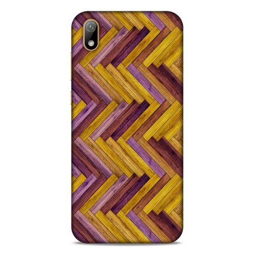 Lopard Huawei Y5 2019 Uyumlu Kılıf Wood'X (35) Fit Design Kılıf Baskılı