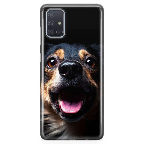 Samsung Galaxy A71 Kılıf Spaniel Arka Kapak Koruma Desenli Full Koruyucu