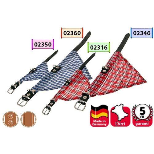 Karlıe Deri Bandanalı Boyun Tasma 57cm Mavi