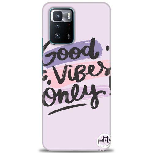 Xiaomi Poco X3 GT Kılıf HD Baskılı Kılıf - Good Vibes + Tam Ekran Koruyucu