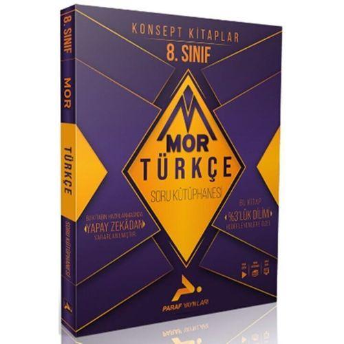 8. Sınıf LGS Türkçe Mor Soru Kütüphanesi Paraf Yayınları