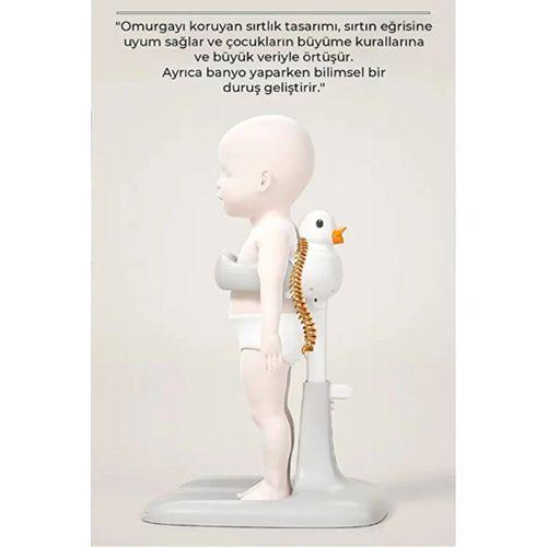Ergonomik Ördekli Bebek Banyo Yıkama Yardımcısı