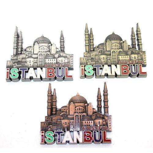 İstanbul Temalı Metal Magnet