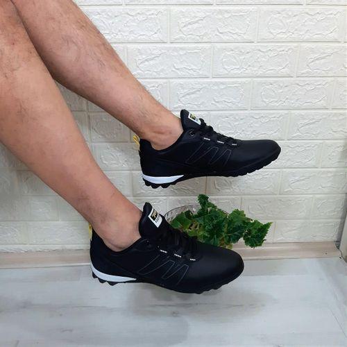 Jump 29112 Büyük Numara Siyah-Sarı Halısaha Futbol Ayakkabı