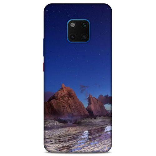 Lopard Huawei Mate 20 Pro Uyumlu Kılıf Gece'S (14) Lansman Kılıf Parliement Mavi
