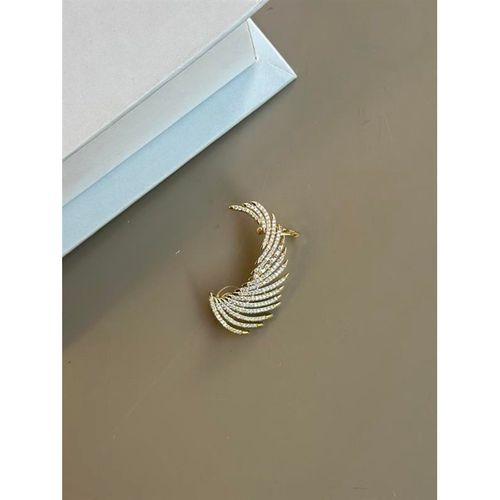 Taşlı Kıkırdak Küpe - Altın