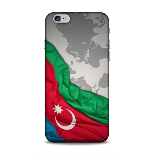 Apple Iphone 6S Plus Uyumlu Kılıf Azarbaijan (16) Kalın Kılıf Harita Bayrak