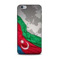Apple Iphone 6S Plus Uyumlu Kılıf Azarbaijan (16) Kalın Kılıf Harita Bayrak