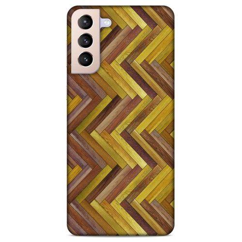 Lopard Samsung Galaxy S21 Plus Uyumlu Kılıf Wood'X (31) TPU Kılıf Baskılı