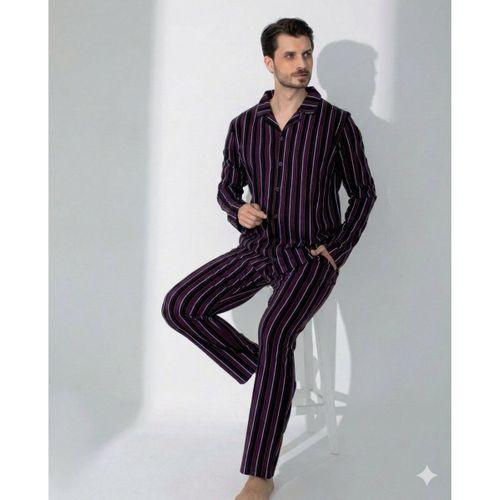 Boyraz 70093 Erkek Uzun Kol Penye Pijama Takımı