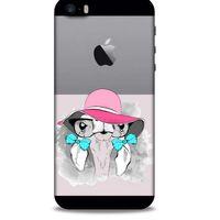 Zoologix (63) Apple iPhone SE Şeffaf Kılıf Silikon Desenli