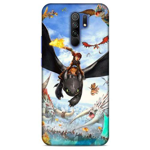 Xiaomi Redmi 9 Kılıf Dragons (32) Soft Silikon Kılıf Ejderhanı Nasıl Eğitirsin
