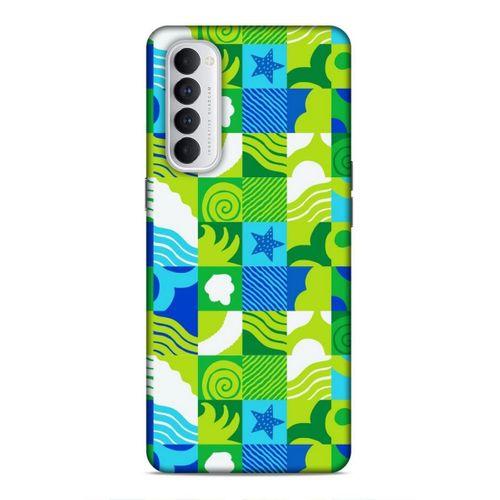 Oppo Reno 4 Pro Uyumlu Kılıf Insomnia (46) Core Armor Kılıf Laci Yeşil