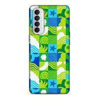 Oppo Reno 4 Pro Uyumlu Kılıf Insomnia (46) Core Armor Kılıf Laci Yeşil