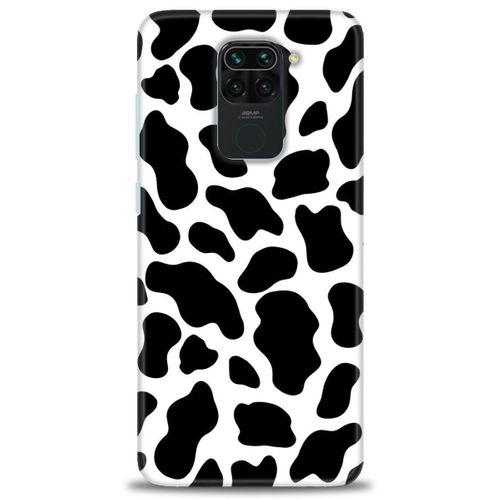 Xiaomi Redmi Note 9 Kılıf HD Baskılı Kılıf - İnek + Tam Ekran Koruyucu