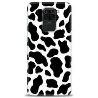 Xiaomi Redmi Note 9 Kılıf HD Baskılı Kılıf - İnek + Tam Ekran Koruyucu