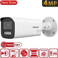HIKVISION DS-2CD1643G2-LIZSU 4Mpix, 2,8-12mm  Motorize Lens, Dual Light, Dahili Mikrofon, H265+,50Mt Gece Görüşü, SD Kart, PoE, Bullet IP Kamera