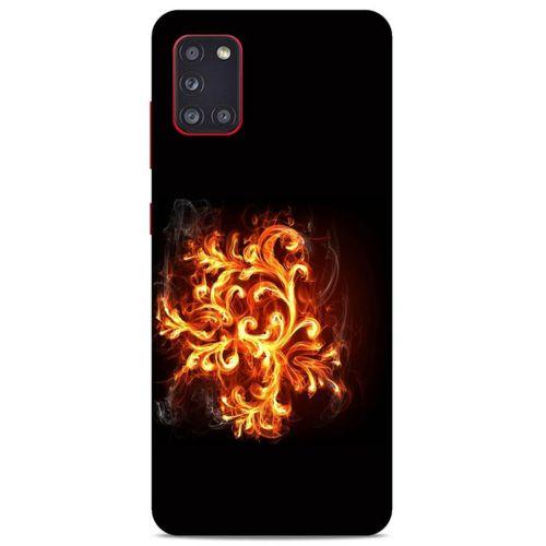 Lopard Samsung Galaxy A31 Uyumlu Kılıf FireX (26) Tpu Silikon Kılıf Ateş Wallpaper