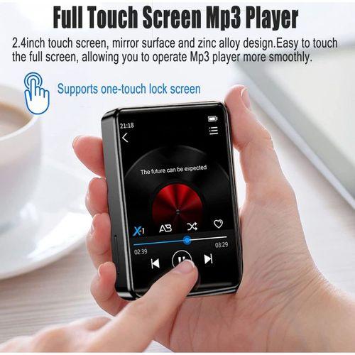 MP3 Çalar Bluetooth 5.0,2.4" Full Dokunmatik Ekranlı Taşınabilir Mp3 Mp4 Çalar