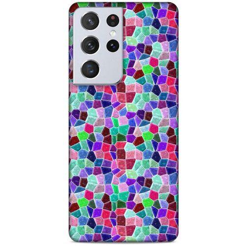 Lopard Samsung Galaxy S21 Ultra Uyumlu Kılıf Geometrix (29) Arka Koruma Kılıfı