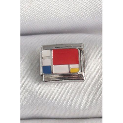316L Çelik Gümüş Renk Karışık Renk Portre Model Nomination Charm