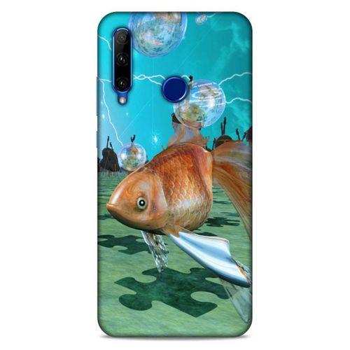 Lopard Huawei Y6P Uyumlu Kılıf Manipülasyon ☻ (29) Arka Koruma Kılıfı Baskılı