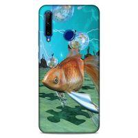 Lopard Huawei Y6P Uyumlu Kılıf Manipülasyon ☻ (29) Arka Koruma Kılıfı Baskılı