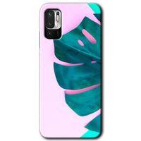 Poco M3 Pro Kılıf HD Desen Baskılı Arka Kapak - 3D Yaprak