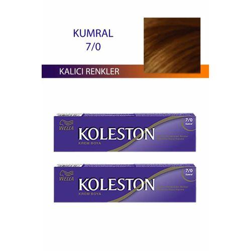 2 Adet Single Tüp Boya Saç Boyası Kumral 7/0