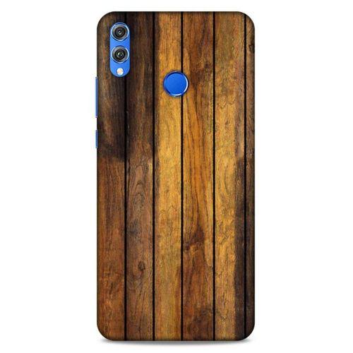 Lopard Huawei Honor 8x Uyumlu Kılıf Wood'X (14) Lansman Kılıf Desenli