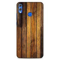 Lopard Huawei Honor 8x Uyumlu Kılıf Wood'X (14) Lansman Kılıf Desenli