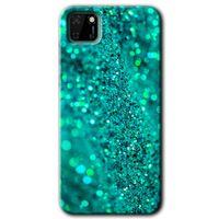 Huawei Y5P Kılıf HD Desen Baskılı Arka Kapak - Diamonds + Kırılmaz Cam