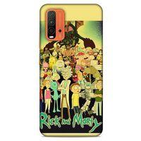 Xiaomi Redmi Note 9 4g Uyumlu Kılıf Rick And Morty (38) Neo Hybrid Kılıf Rick Sanchez