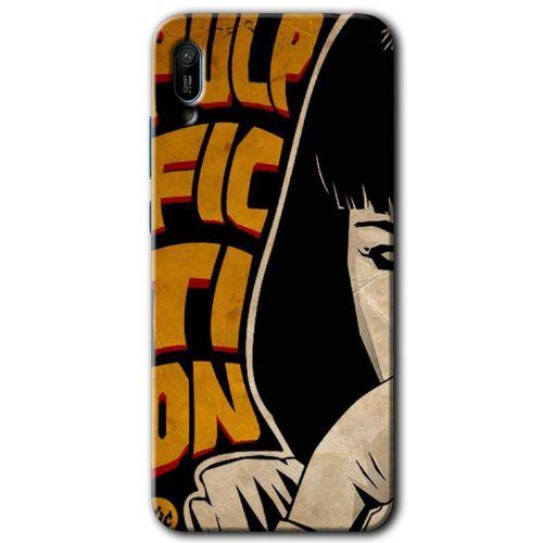 Potkal Hediye Fabrikası Huawei Y6 2019 HD Baskılı Kılıf + 9D Tam Ekran Koruyucu - Ucuz Roman