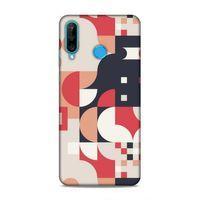 Huawei P30 Lite Uyumlu Kılıf Insomnia (41) Tank Kılıf Siyah Kırmızı