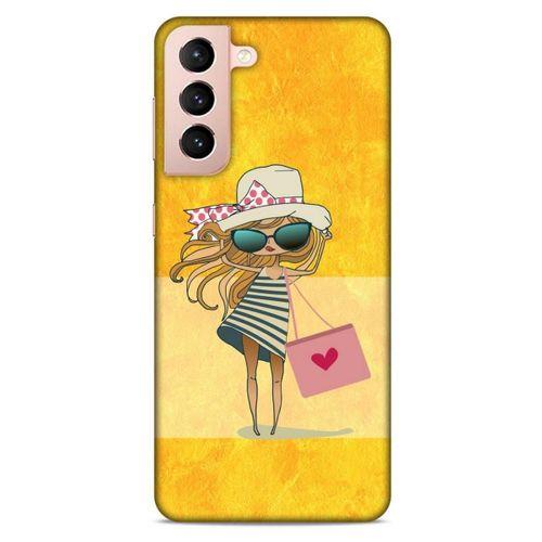 Lopard Samsung Galaxy S21 Uyumlu Kılıf Sokak Modası (86) Glitter Kılıf