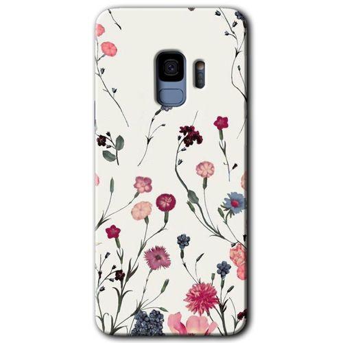 Samsung Galaxy S9 Kılıf HD Desen Baskılı Arka Kapak - Mat Çiçek