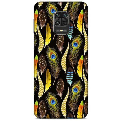 Xiaomi Redmi Note 9S Kılıf Desenli Özel Seri Tüyler (7) Telefon Kılıfı