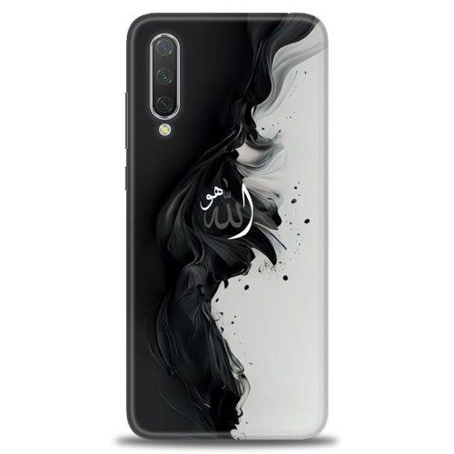Xiaomi Mi 9 SE Kılıf HD Baskılı Kılıf - Siyah ve Beyaz + Tam Ekran Koruyucu