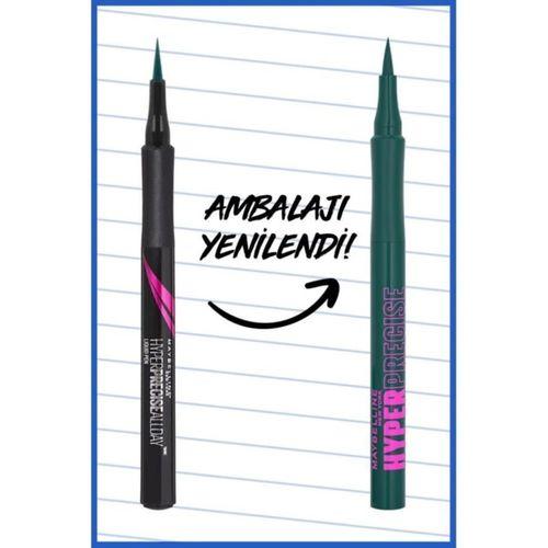 Maybelline New York Hyper Precise All Day Likit Eyeliner Parrot Blue – Gün Boyu Kalıcı, Ergonomik Tasarım ve Kolay Sürüm
