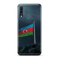 General Mobile GM 20 Uyumlu Kılıf Azarbaijan (27) Tasarımlı Kılıf Mavi Beyaz